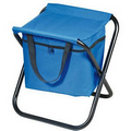 Folding Stool with Zipper Compartment